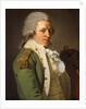 Portrait of the Artist, Half Length, Wearing a Green Jacket and Holding a Cane by Joseph Ducreux