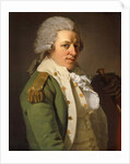 Portrait of the Artist, Half Length, Wearing a Green Jacket and Holding a Cane by Joseph Ducreux