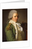Portrait of the Artist, Half Length, Wearing a Green Jacket and Holding a Cane by Joseph Ducreux