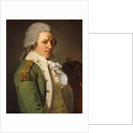 Portrait of the Artist, Half Length, Wearing a Green Jacket and Holding a Cane by Joseph Ducreux