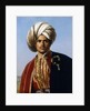 Portrait of an Ottoman Prince, Half Length, in Red and Gold by Francois Henri Alexandre La Fond