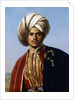 Portrait of an Ottoman Prince, Half Length, in Red and Gold by Francois Henri Alexandre La Fond