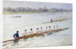 Eights Racing at Putney, by Ferdinand Joseph Gueldry