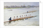 Eights Racing at Putney, by Ferdinand Joseph Gueldry