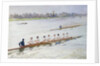 Eights Racing at Putney, by Ferdinand Joseph Gueldry