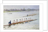 Eights Racing at Putney, by Ferdinand Joseph Gueldry