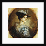 Portrait of a Lady, Head and Shoulders by Franz Seraph von Lenbach