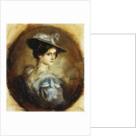 Portrait of a Lady, Head and Shoulders by Franz Seraph von Lenbach