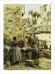 The Washerwomen, 1906 by Peder Monsted