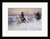Napoleon at the Head of a Troop of Cavalry by Jan van Chelminski