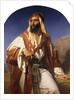 A Bedouin Chieftain, 1846 by Godfried Guffens