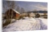 A Winter Landscape, Lillehammer, 1922 by Peder Monsted