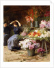 Flower Power; Marchande de Fleurs by Victor Gabriel Gilbert