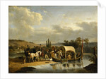 The Departure, 1836 by Jean Francois Demay