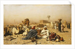 An Arab Encampment, 1880 by Leopold Karl Muller