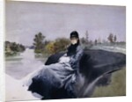 Lady in a Carriage; Signora in Vettura by Giuseppe or Joseph de Nittis