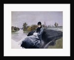 Lady in a Carriage; Signora in Vettura by Giuseppe or Joseph de Nittis