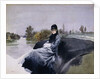 Lady in a Carriage; Signora in Vettura by Giuseppe or Joseph de Nittis