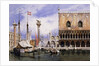 The Piazzetta di San Marco, Venice, 1839 by Carl Friedrich Heinrich Werner