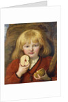 Tell's Son: A Portrait of the Artist's Grandson by Ford Madox Brown