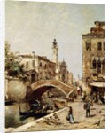 Santa Catarina Canal, Venice by Franz Richard Unterberger