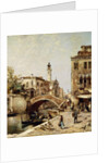 Santa Catarina Canal, Venice by Franz Richard Unterberger