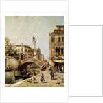 Santa Catarina Canal, Venice by Franz Richard Unterberger
