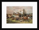 A Market by a Village by Karl Stuhlmuller