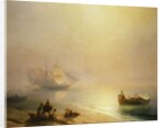 Fisherfolk on the Seashore, The Bay of Naples, 1873 by Ivan Konstantinovich Aivazovsky