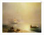 Fisherfolk on the Seashore, The Bay of Naples, 1873 by Ivan Konstantinovich Aivazovsky