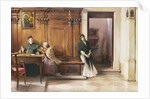 A Clerical Intervention, 1897 by Ludwig Passini