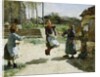 Little Girls Jumping Rope; Gamines Sautant a la Corde, 1888 by Alphonse Etienne Dinet