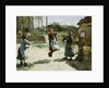 Little Girls Jumping Rope; Gamines Sautant a la Corde, 1888 by Alphonse Etienne Dinet