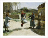 Little Girls Jumping Rope; Gamines Sautant a la Corde, 1888 by Alphonse Etienne Dinet
