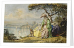 Ladies on the Bosphorous with Rumeli Hisar Beyond, 1873 by Amadeo Preziosi
