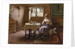 A Fisherman's Wife - Fifeshire Interior by William Kay Blacklock