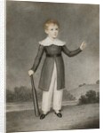 Portrait of Edward Currie Holding a Cricket Bat, 1830 by Adam Buck