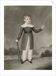 Portrait of Edward Currie Holding a Cricket Bat, 1830 by Adam Buck