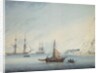 Shipping Off Shakespeare's Cliff, 1806 by Samuel Atkins