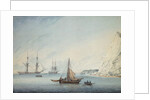 Shipping Off Shakespeare's Cliff, 1806 by Samuel Atkins