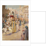 An Arab Wedding Procession Through Cairo by James Shaw Crompton