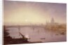 Southwark Bridge and St. Paul's Cathedral from London Bridge: Evening by George Fennel Robson