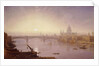 Southwark Bridge and St. Paul's Cathedral from London Bridge: Evening by George Fennel Robson