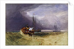Fishing Boats Off Yarmouth, 1832 by John Sell Cotman