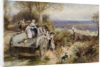 A Peep at the Hounds: 'Here They Come' by Myles Birket Foster