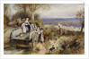A Peep at the Hounds: 'Here They Come' by Myles Birket Foster
