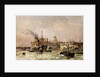 Shipping on the Thames Below St. Paul's, 1930 by Charles Edward Dixon