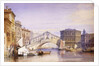 The Rialto from the Grand Canal, 1852 by William Callow