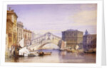 The Rialto from the Grand Canal, 1852 by William Callow