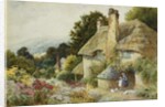 A Cottage at Selworthy, near Minehead by Arthur Claude Strachan
